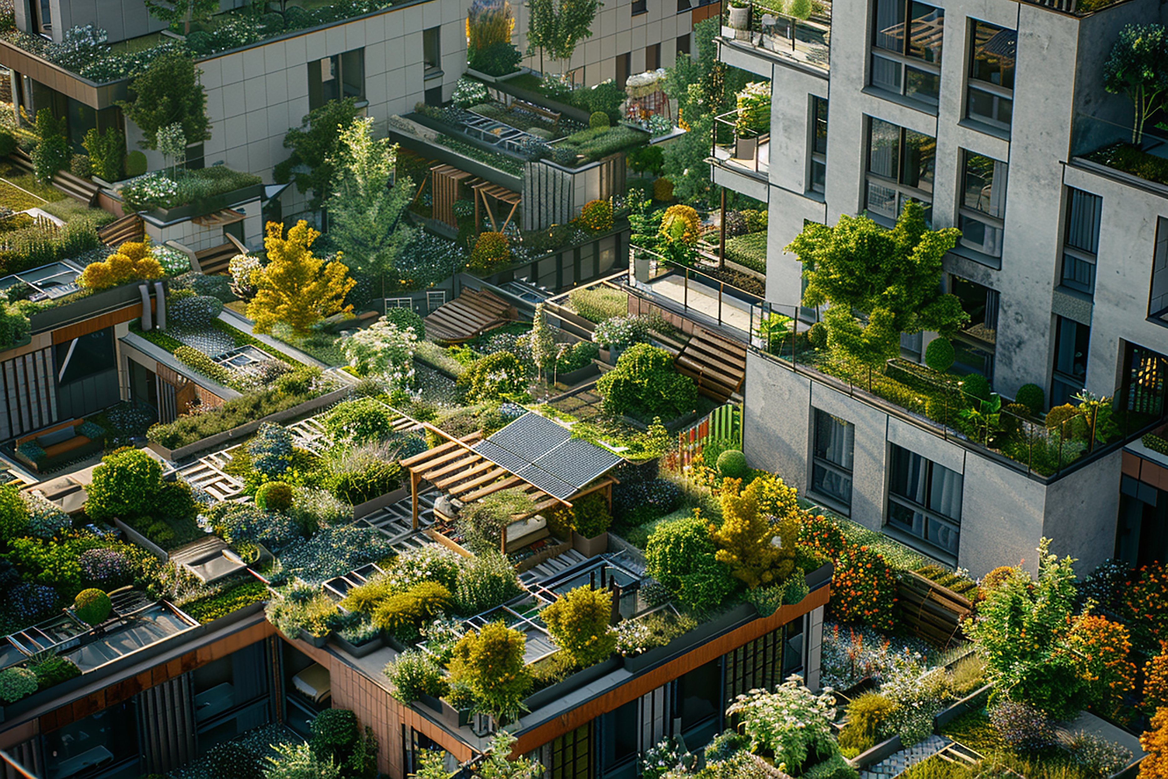 Biophilic design in urban life
