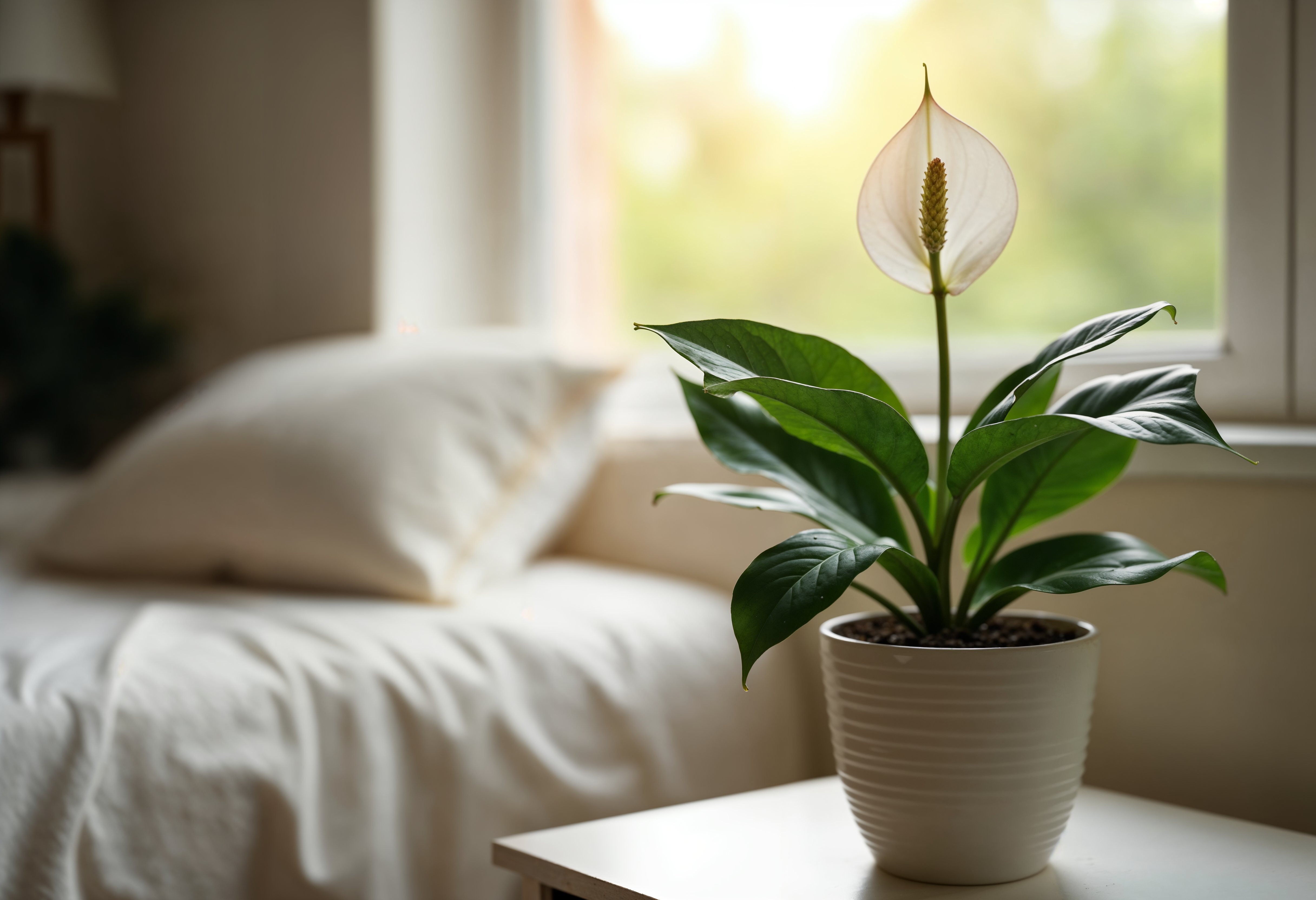 Resolutions 4 - healthier home - peace lily