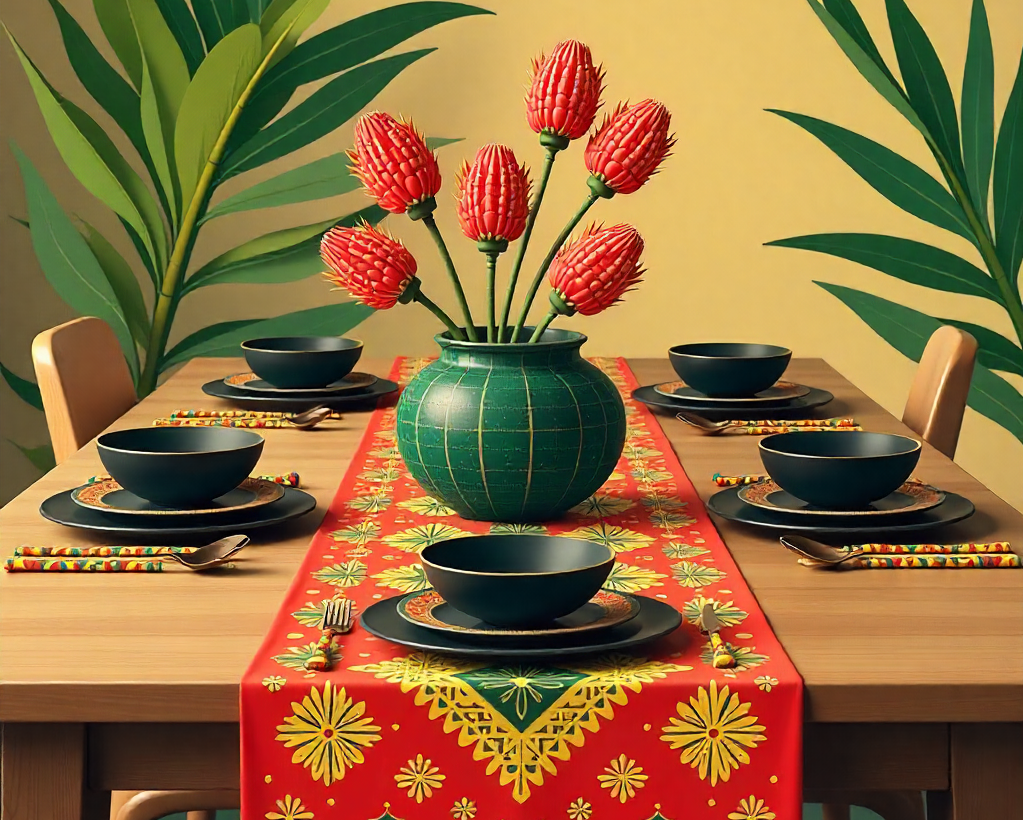 South African Christmas 4 - vibrant African