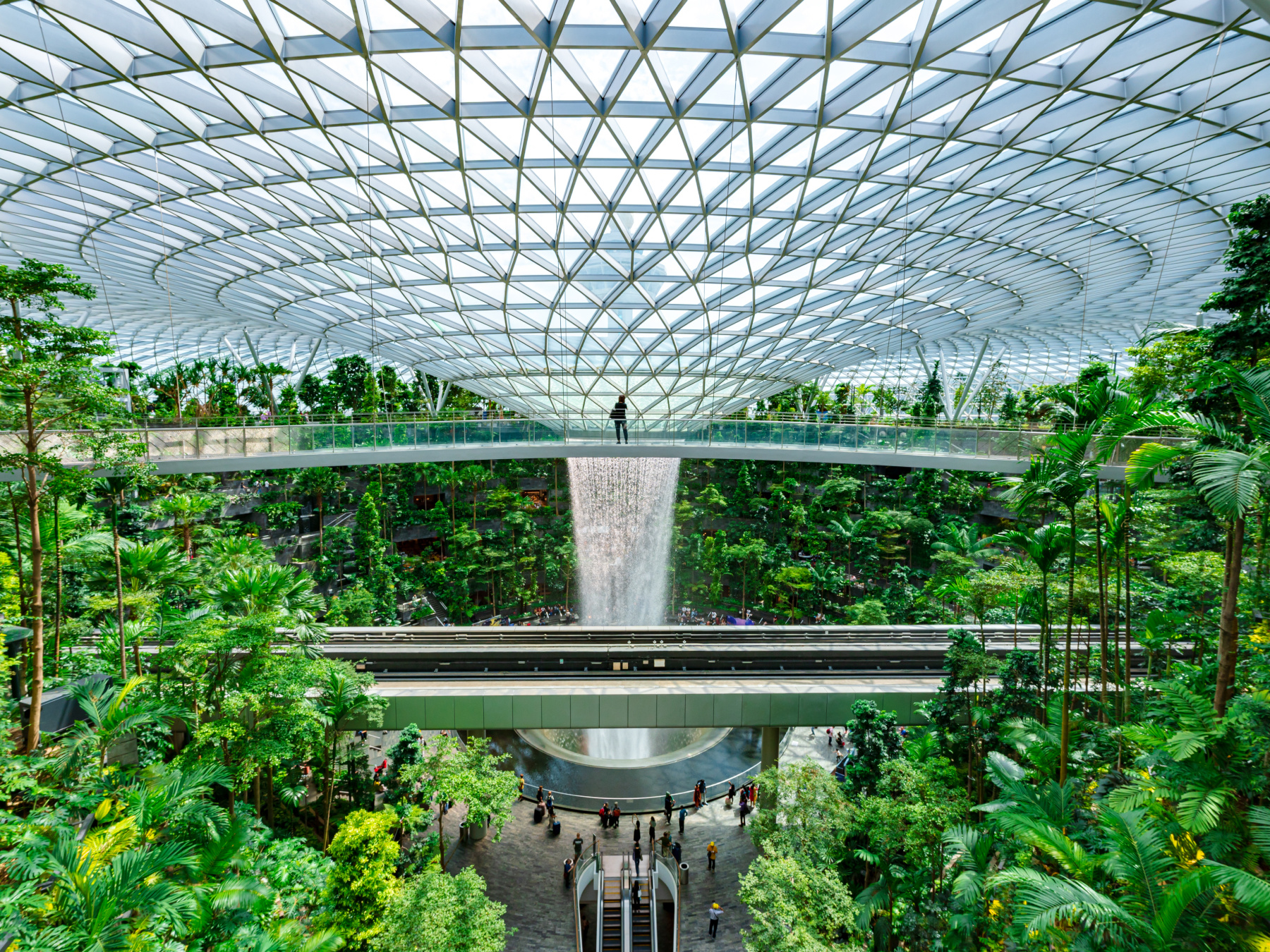 Terminal 2 at Singapore Changi Airport has been designed with a biophilic approach