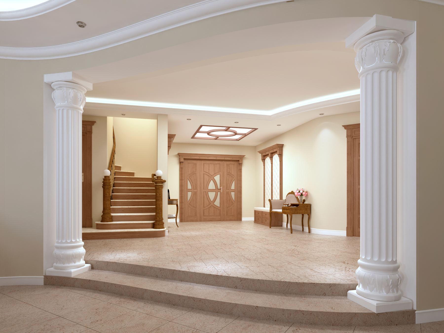 Creatively elevate your space with load-bearing columns