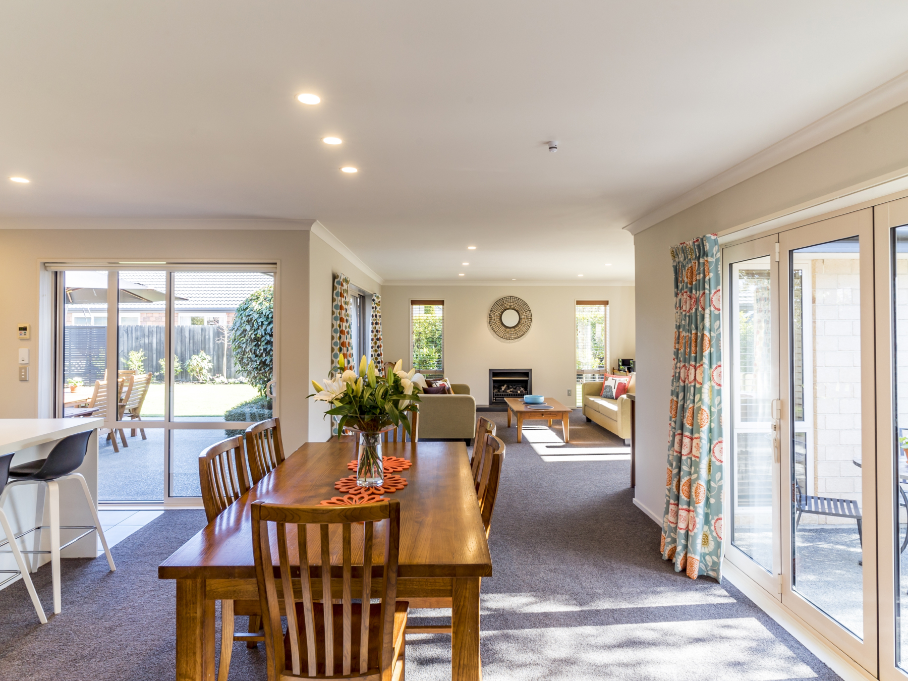 Open plan plan kitchen and living room