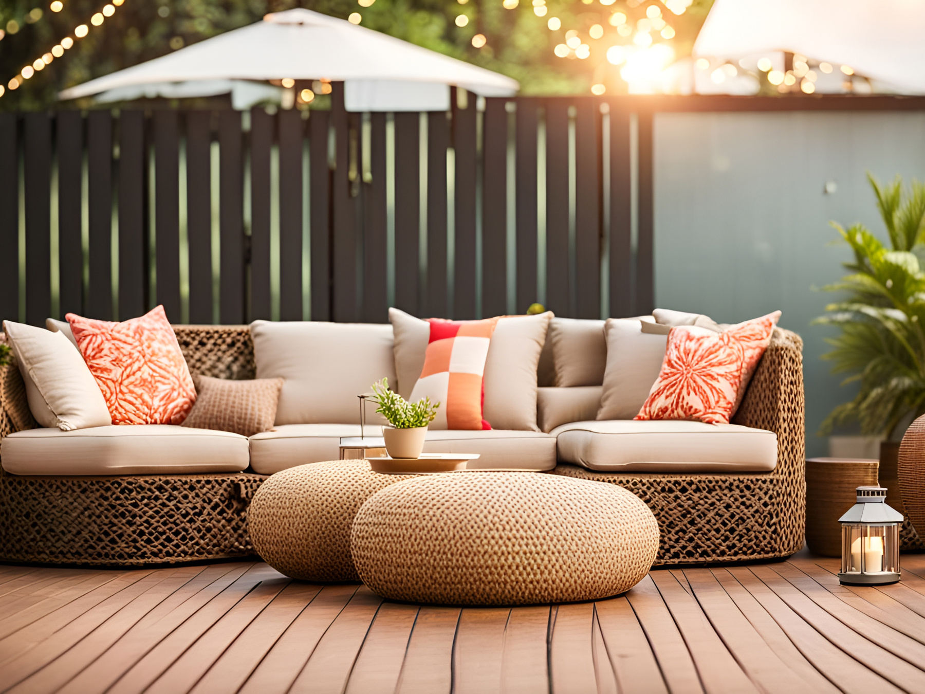 Neat and well-staged outdoor areas can also help sell your beautiful home