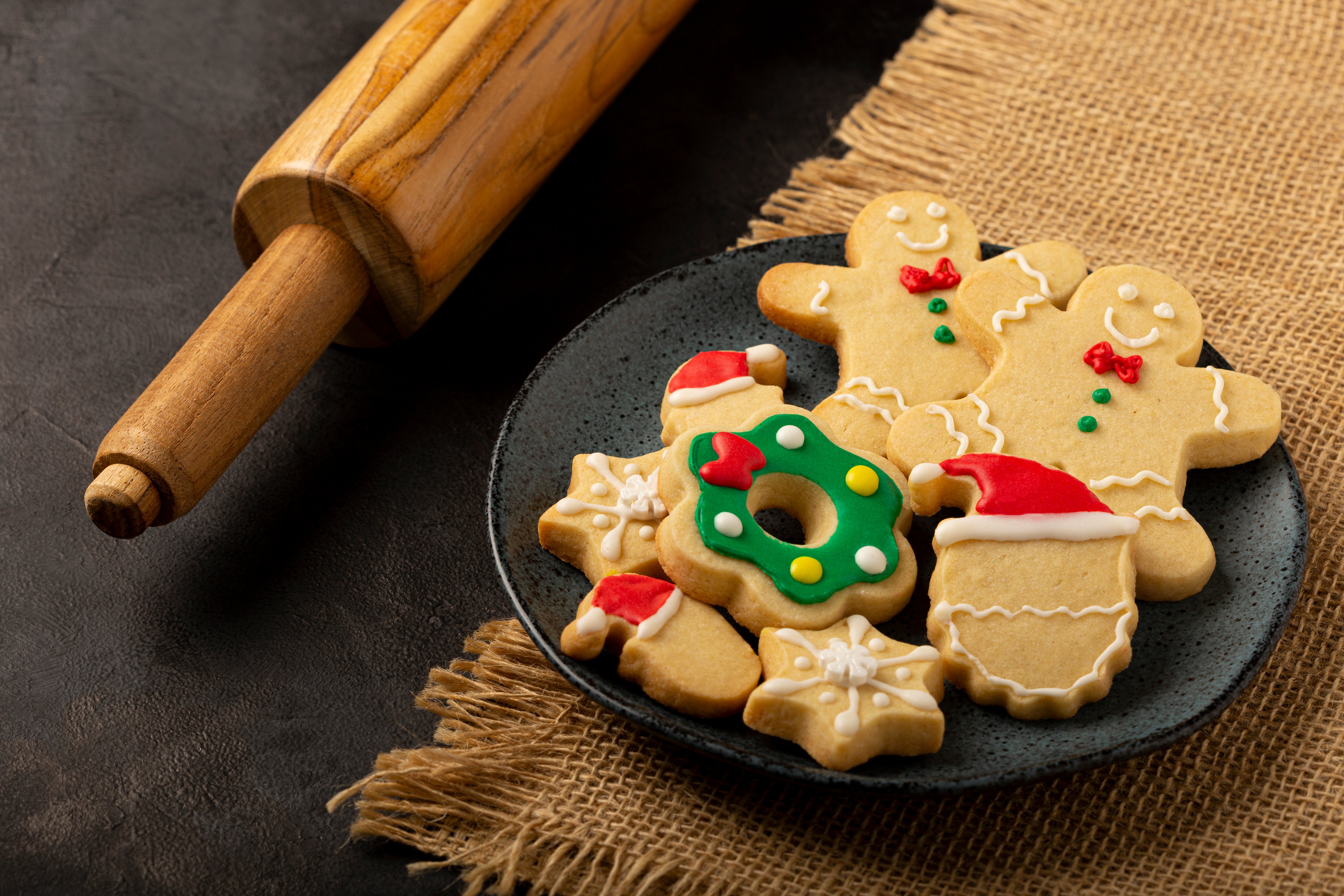 Baking and decorating biscuits for Christmas is a great festive pastime